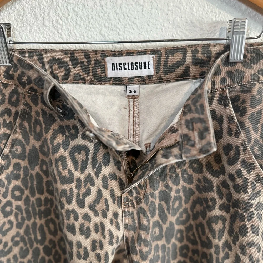DISCLOSURE‎ Leopard Print Wide Leg Pants